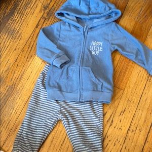 Baby boy sweat suit set